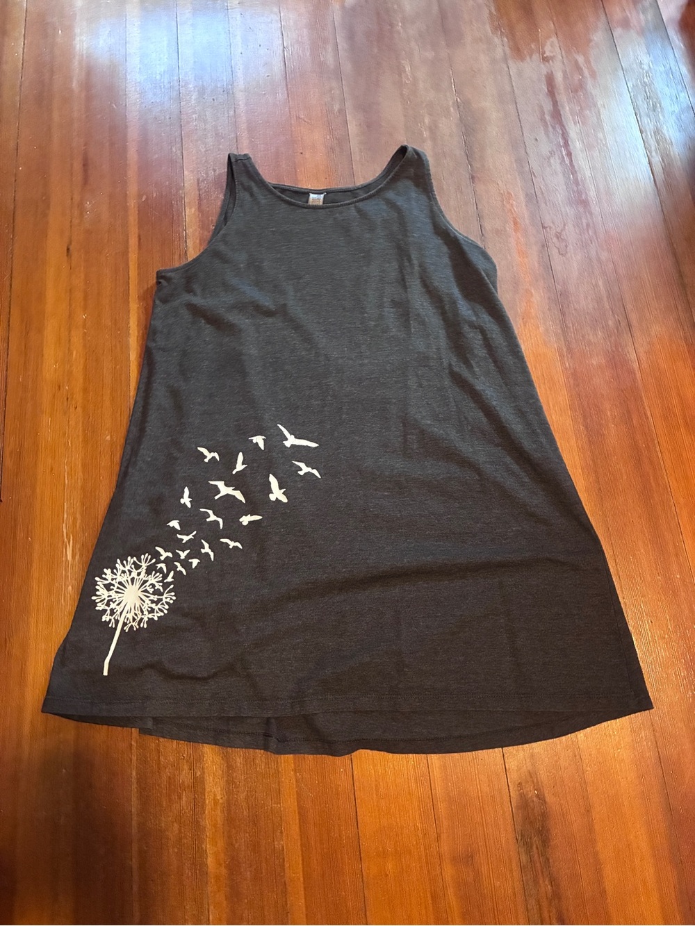 Graphic mini dress/tunic